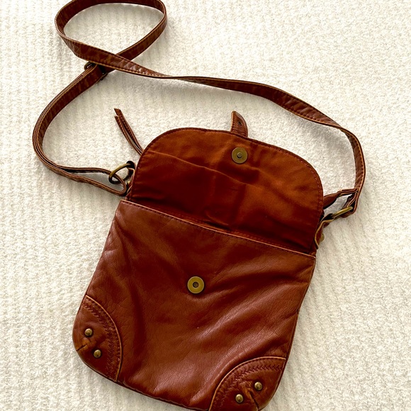 Small Faux Leather Crossover Purse - Picture 2 of 5